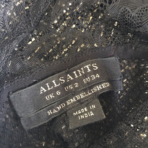 Sequin & Lace All Saints Tank Top - Picture 6 of 6